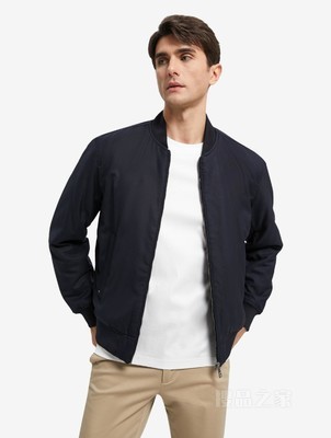 22新款秋冬男装双面拉链棒球领保暖铺棉夹克外套MW0MW28728
