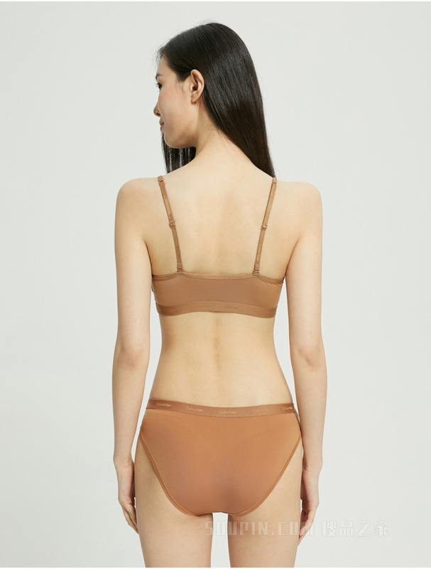 【JENNIE同款自然系列】Calvin Klein 22女士循环LOGO比基尼内裤QF6761AD