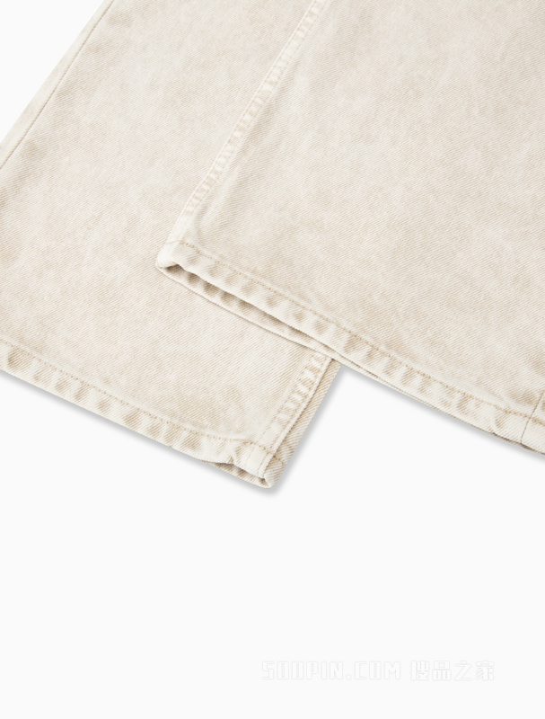 【简约系列】Calvin Klein 22秋冬男女情侣中性纯棉直筒牛仔裤40660ST