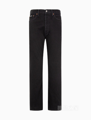 【简约系列】Calvin Klein 22秋冬男女情侣中性纯棉直筒牛仔裤40726ST