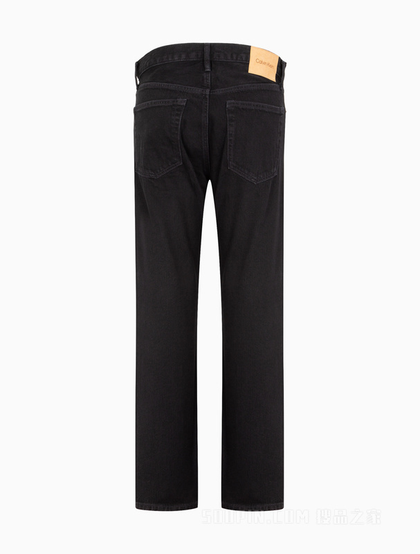 【简约系列】Calvin Klein 22秋冬男女情侣中性纯棉直筒牛仔裤40726ST