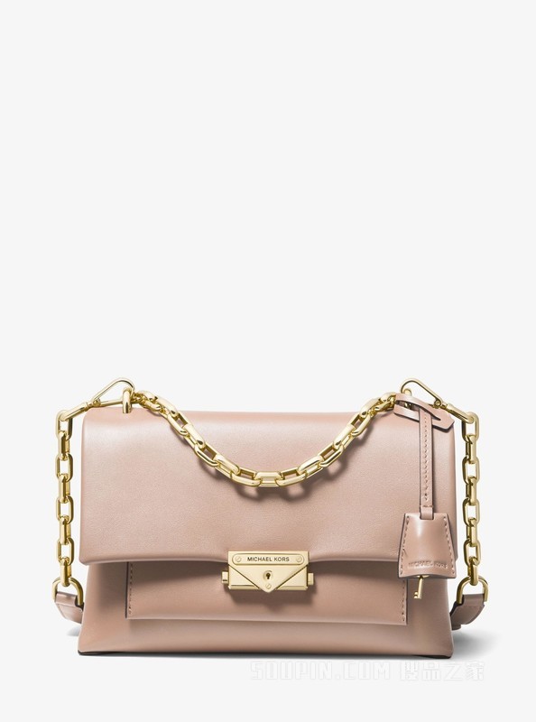 Cece 中号链条皮质单肩包