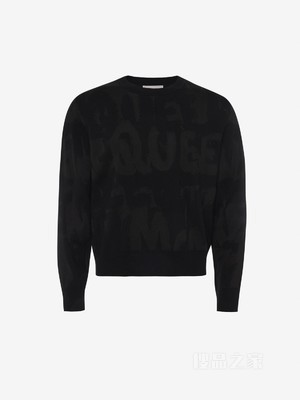 McQueen Graffiti提花套衫