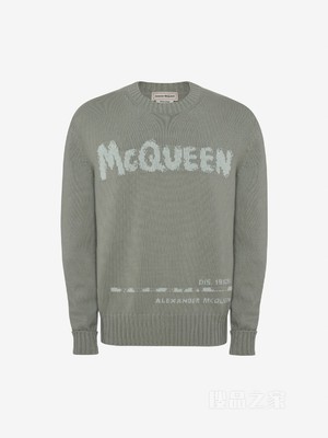 McQueen Graffiti圆领套衫