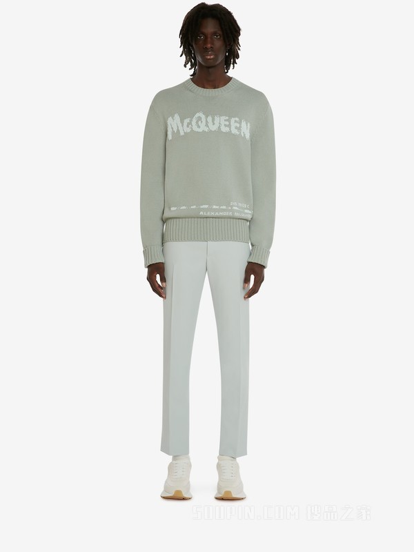 McQueen Graffiti圆领套衫