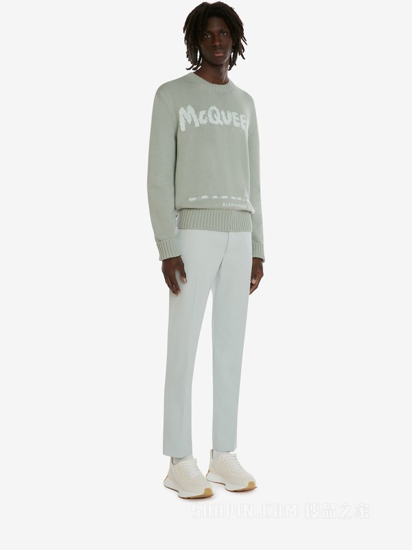 McQueen Graffiti圆领套衫
