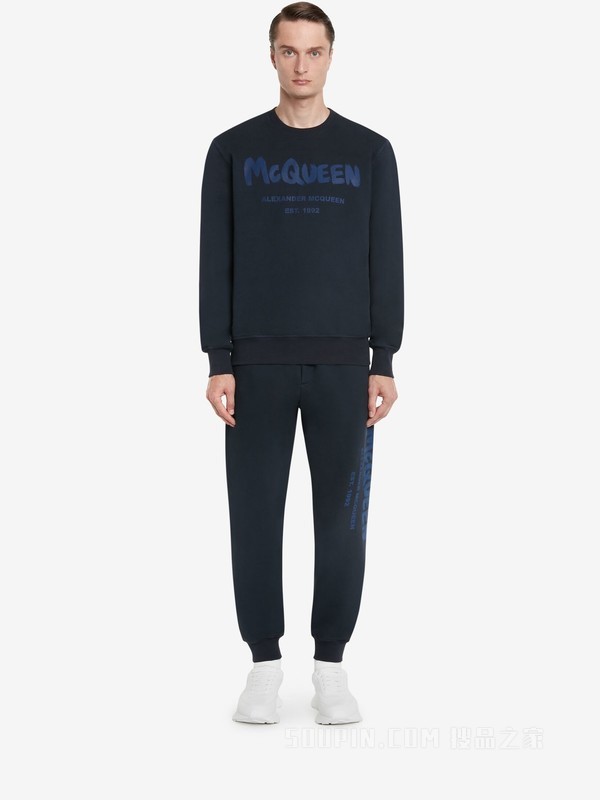 McQueen Graffiti慢跑鞋