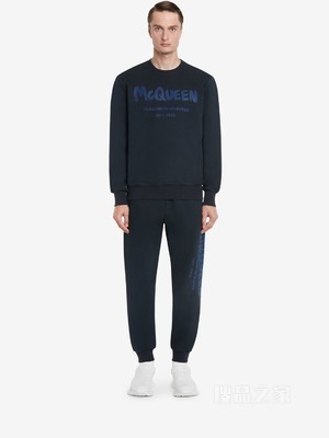 McQueen Graffiti慢跑鞋