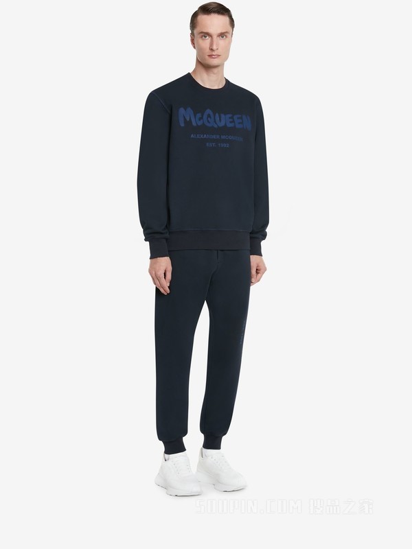 McQueen Graffiti慢跑鞋