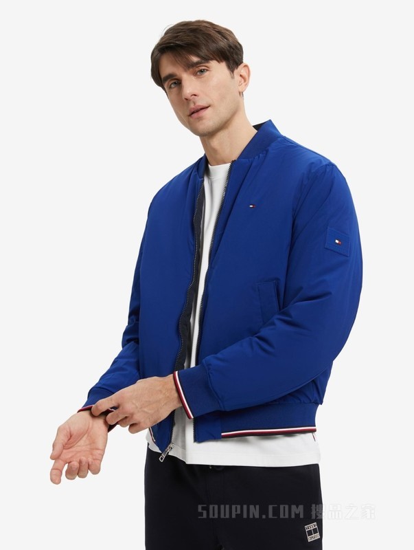 22新款秋冬男装中长款羽绒服外套MW0MW28716