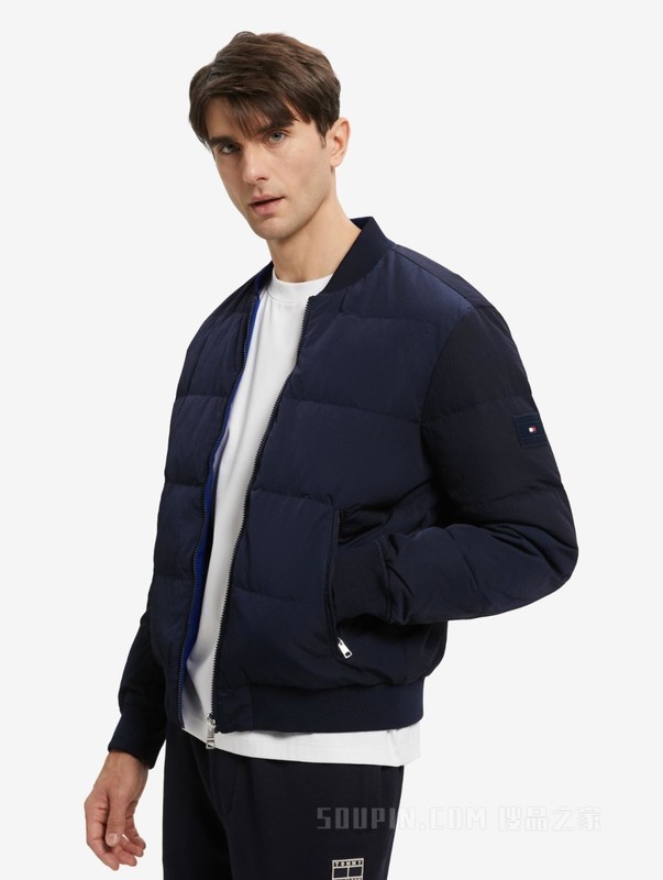 22新款秋冬男装中长款羽绒服外套MW0MW28716