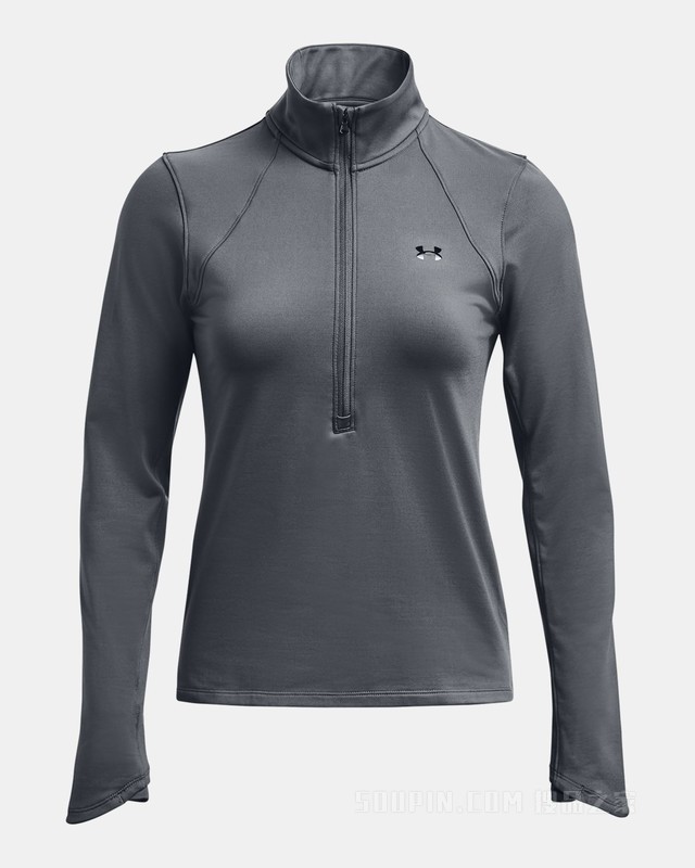 女士UA ColdGear® Cozy 1/2拉链长袖上衣