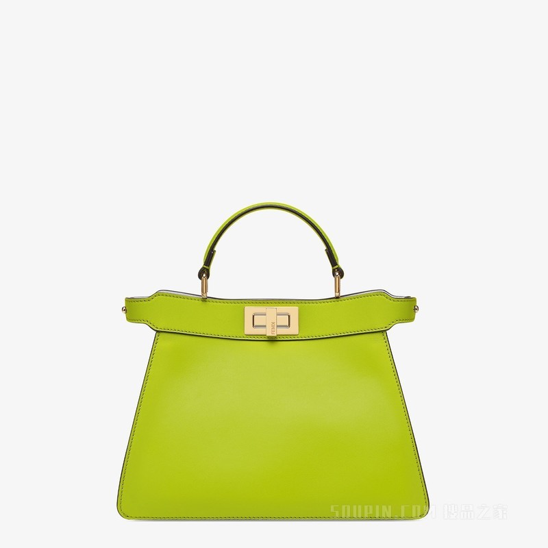 FENDI　手袋 FENDI/芬迪】Peekaboo ISeeU小号手袋嫩芽绿皮革手袋