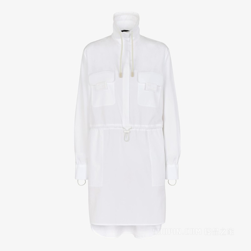 连衣裙 白色棉质连衣裙