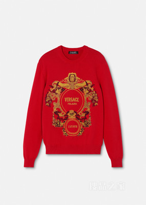 Baroque嵌花刺绣套头衫