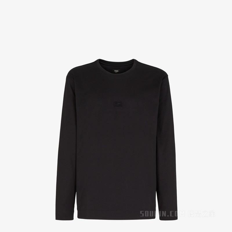 T恤 黑色平纹布T恤