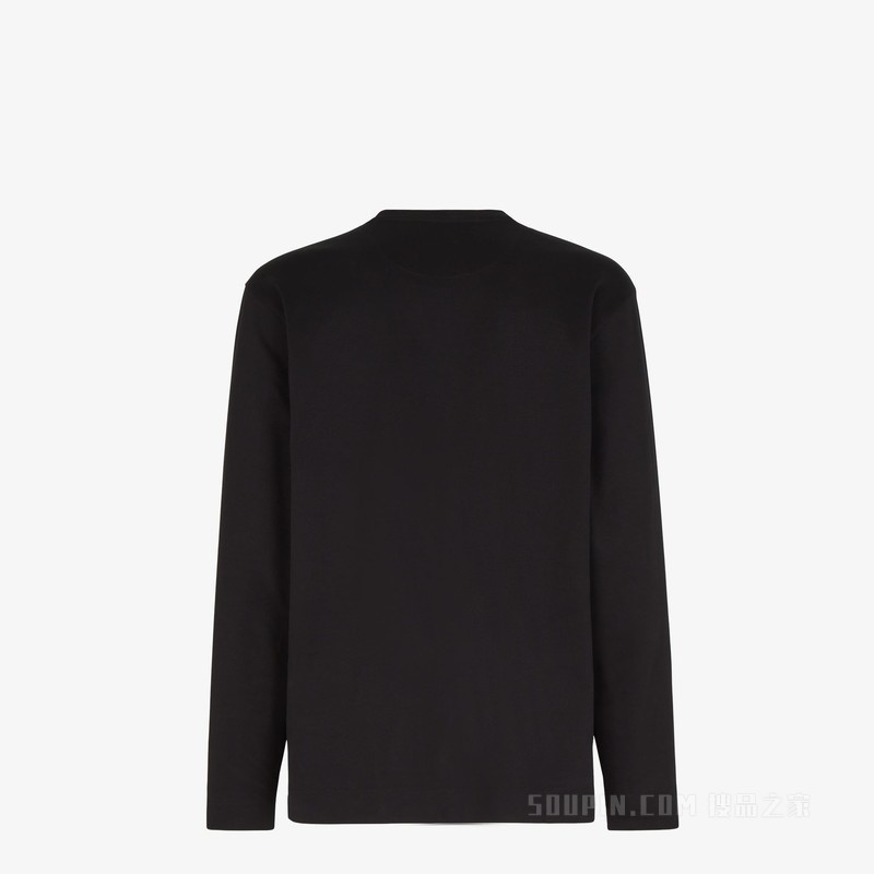 T恤 黑色平纹布T恤