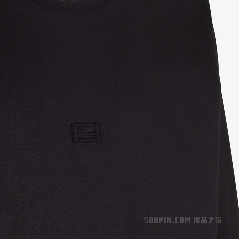 T恤 黑色平纹布T恤
