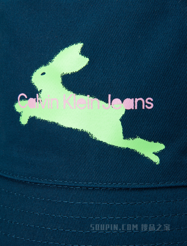 【兔年限定】Calvin Klein 23春季男士时尚兔子印花纯棉渔夫帽HX0287