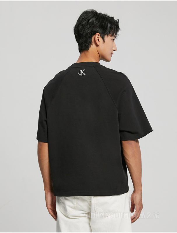 【兔年限定】Calvin Klein 23春季男女同款重磅纯棉刺绣短袖T恤J400248