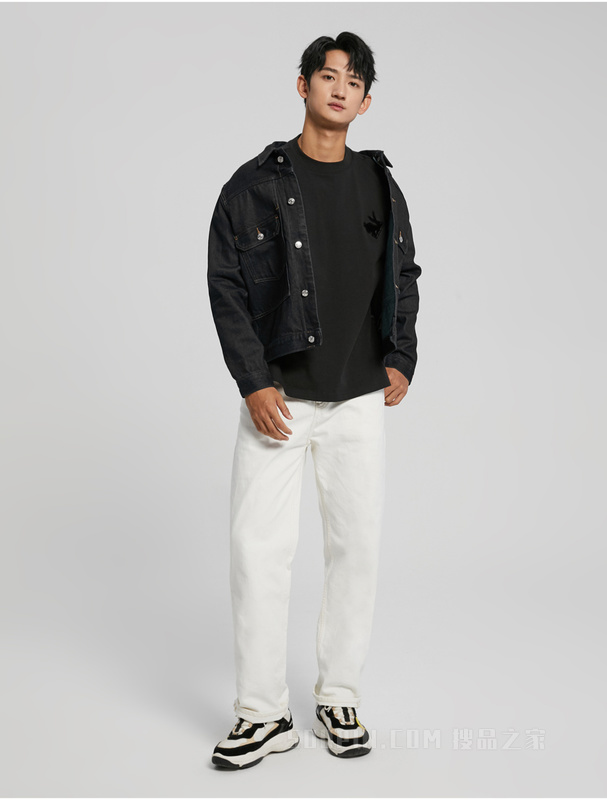 【兔年限定】Calvin Klein 23春季男女同款重磅纯棉刺绣短袖T恤J400248