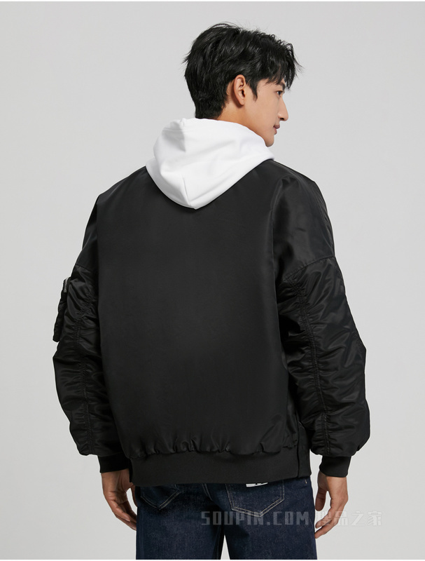 【兔年限定】Calvin Klein 23春男女同款兔子徽标立领夹棉外套J400249