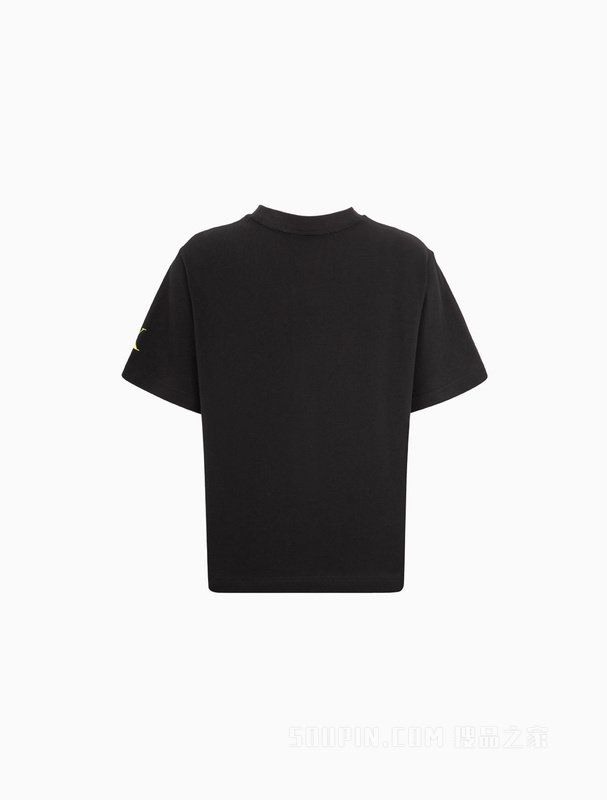 【兔年限定】Calvin Klein 23春季男女情侣中性徽标纯棉短袖T恤J220850
