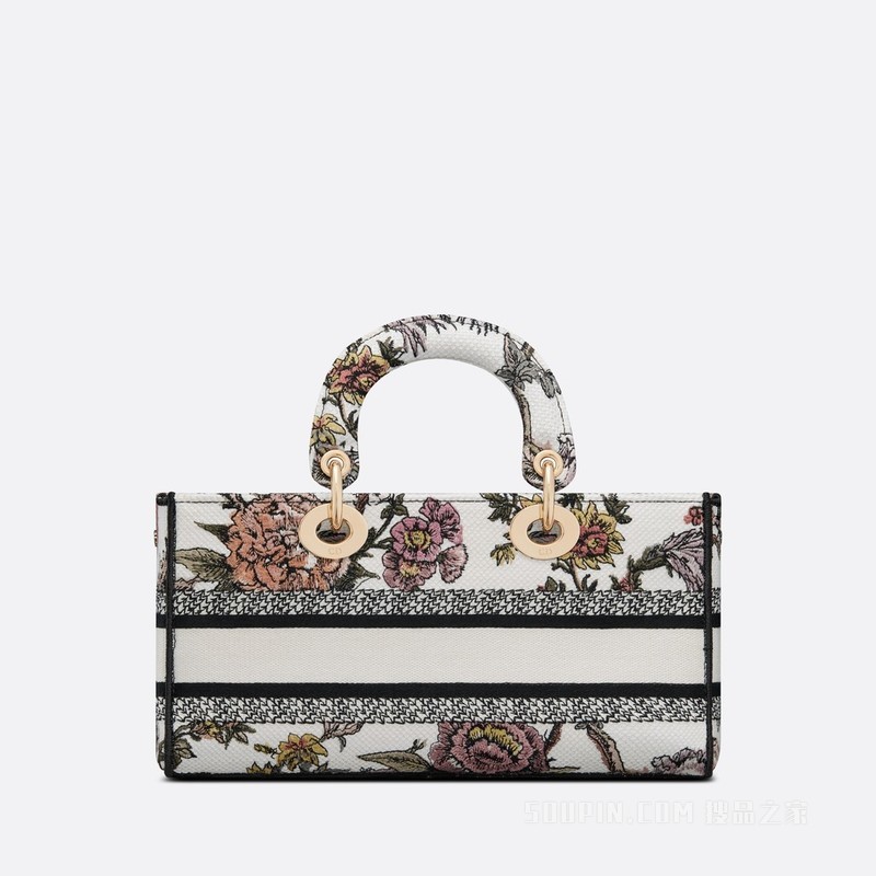 中号 Lady D-Joy 手袋 多色 Dior Jardin Botanique 图案刺绣