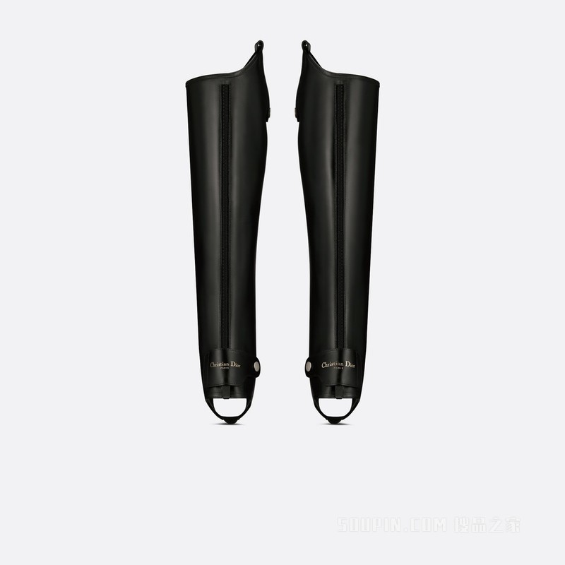 Dior Épique 绑腿 黑色牛皮革