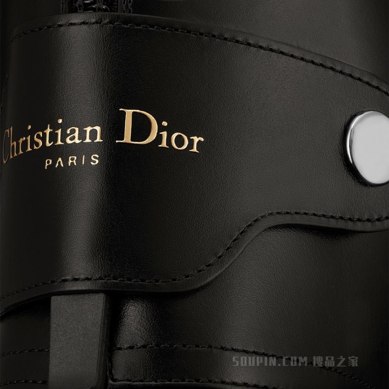 Dior Épique 绑腿 黑色牛皮革