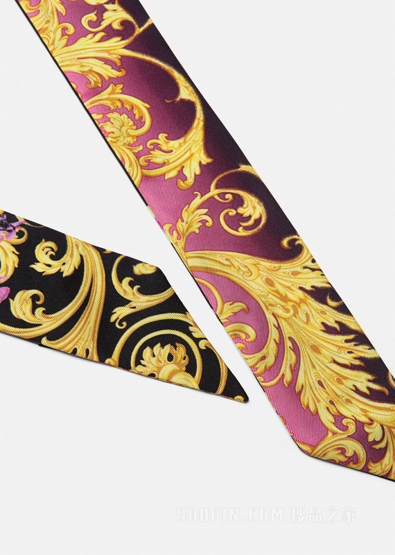 Medusa Orchid丝巾领带