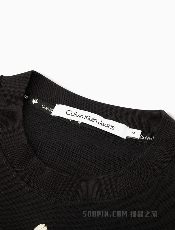 【兔年限定】Calvin Klein 23春季男女情侣中性纯棉印花短袖T恤J400232