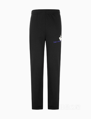 【兔年限定】Calvin Klein 23春男女情侣中性纯棉兔子印花卫裤J400225