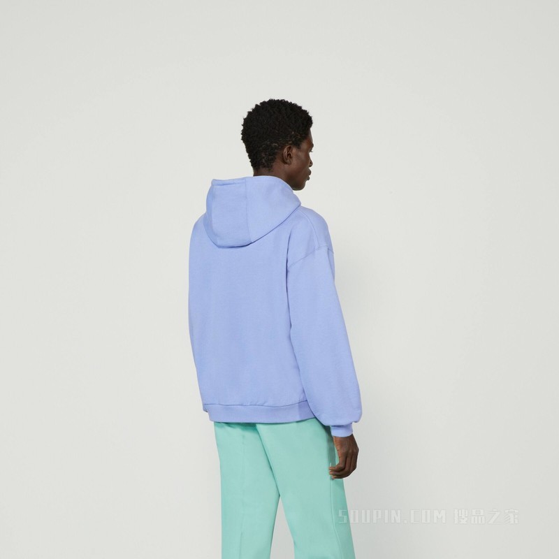 Gucci HA HA HA特别系列樱桃卫衣 浅紫色