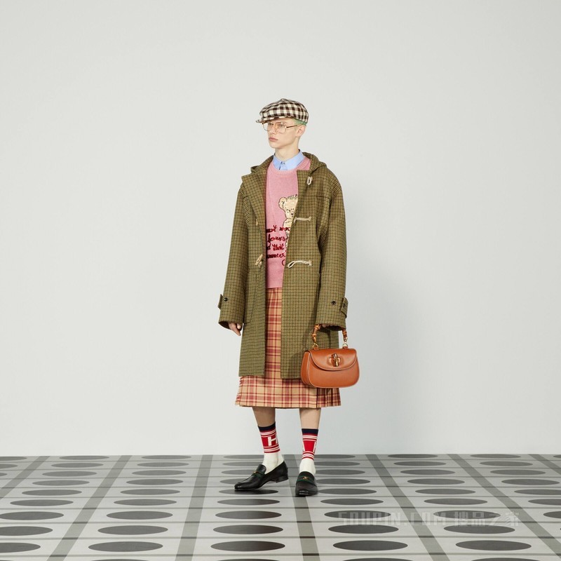 Gucci HA HA HA特别系列毛衣 古董粉