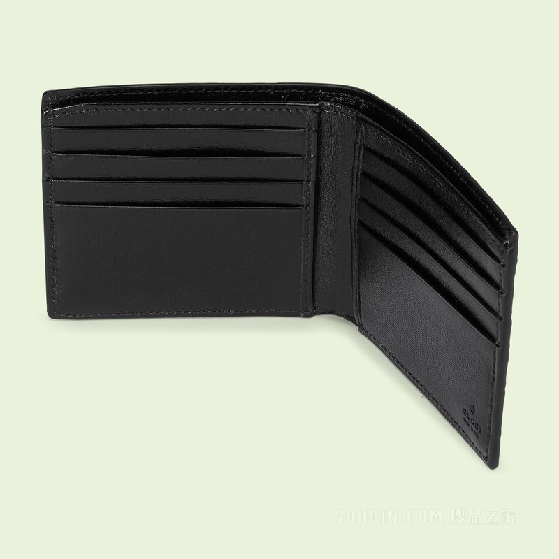 Ophidia系列钱包 黑色皮革