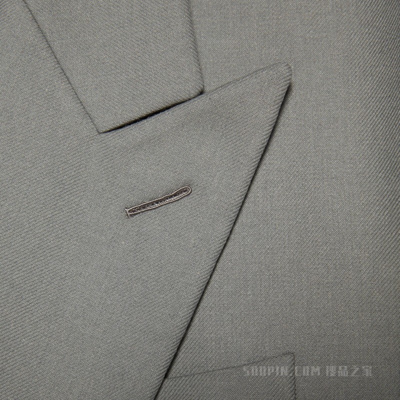 adidas x Gucci联名系列羊毛正装夹克 灰色