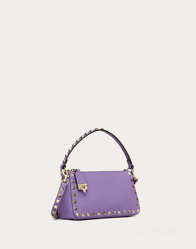 ROCKSTUD小号粒面小牛皮斜挎包