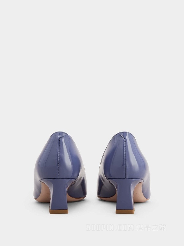 n*o様 ROGER VIVIER Trompette エナメル革 濃紺 38 ROGER VIVIER Trompette エナメル革 濃紺 38 24.5