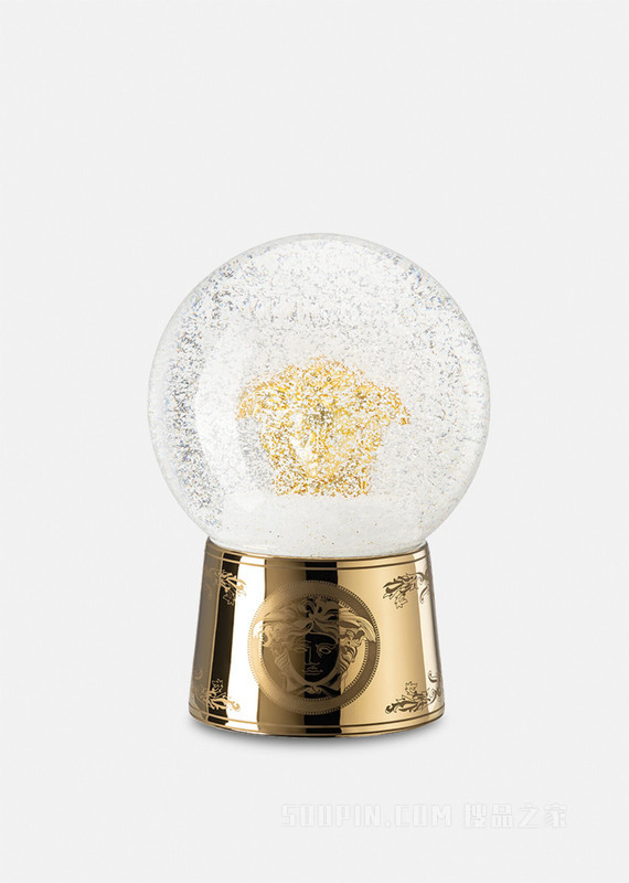 金色Medusa雪花玻璃球