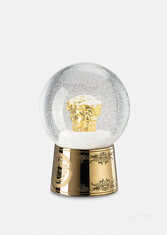 金色Medusa雪花玻璃球