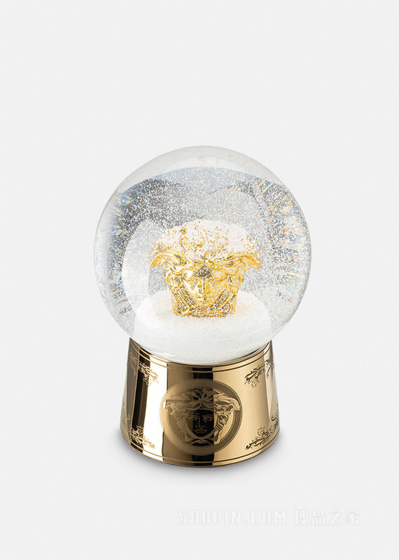 金色Medusa雪花玻璃球