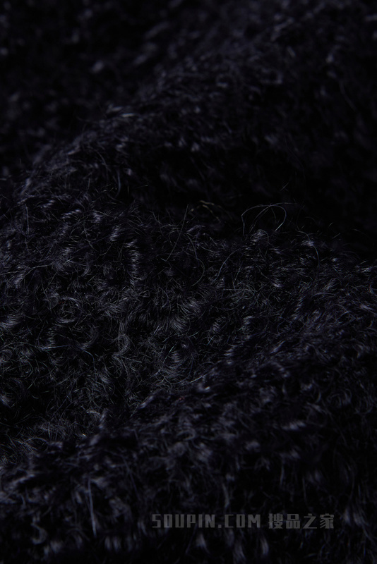 羊毛圈纱造型大衣