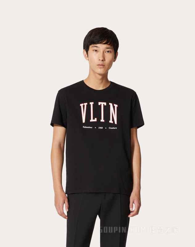 VLTN印花棉质圆领T恤