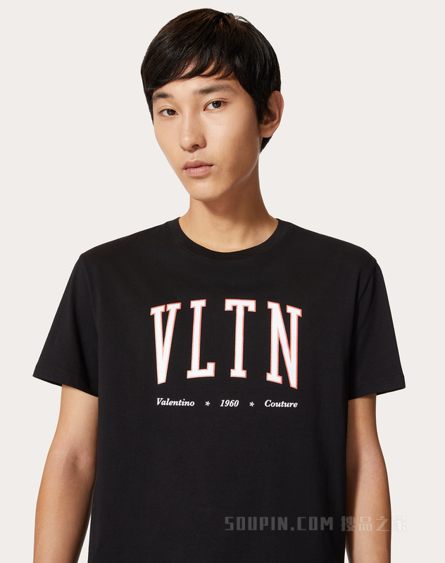 VLTN印花棉质圆领T恤