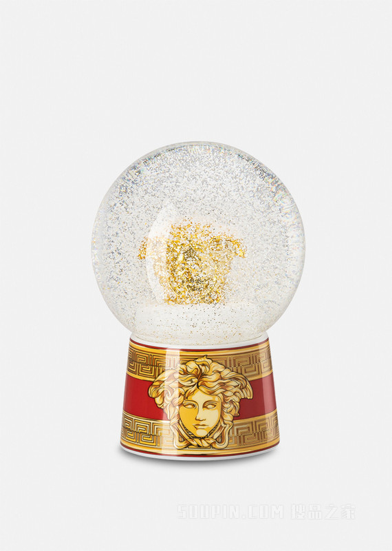 Medusa Amplified大号雪花玻璃球