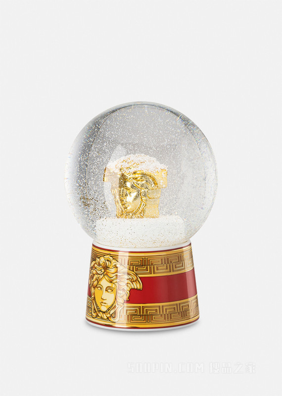 Medusa Amplified大号雪花玻璃球