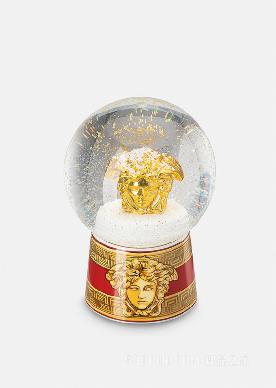 Medusa Amplified大号雪花玻璃球
