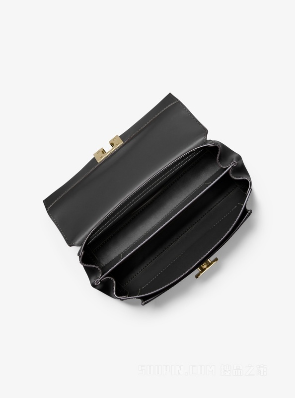 Lita 中号皮质单肩包