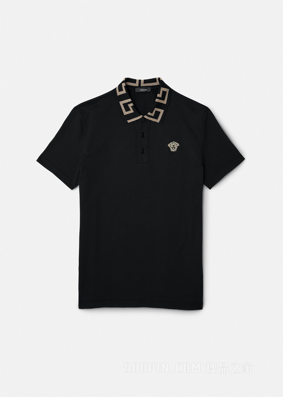Greca刺绣Polo衫